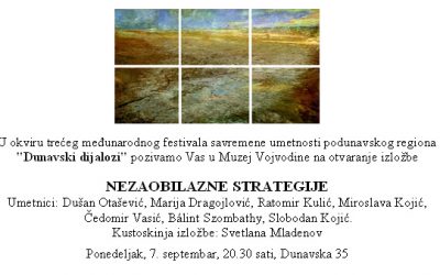 Дунавски дијалози 2015. – трећи међународни фестивал савремене уметности подунавског региона