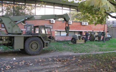 Restauracija topova iz artiljerijskog parka Muzeja Vojvodine