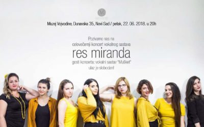 Koncert vokalnog sastava “Res miranda”