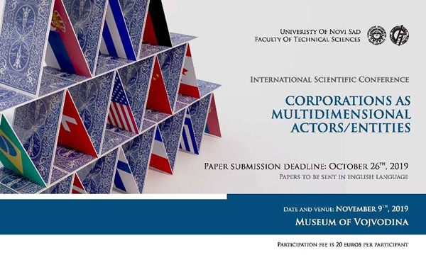 Међународна научна конференција „Корпорације као мултидимензионални актери/ентитети“